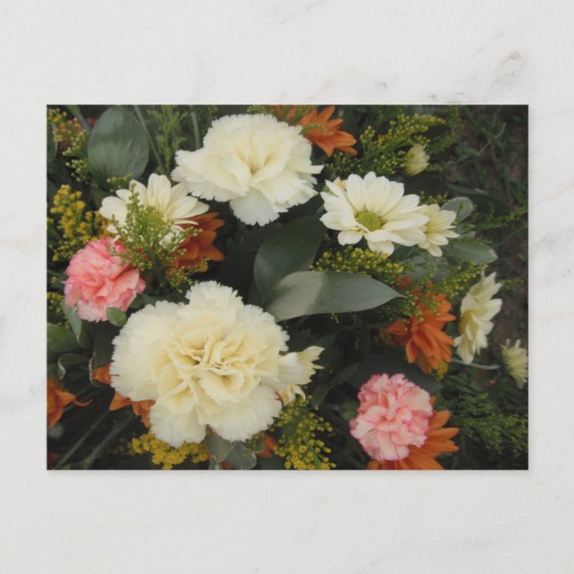 Carte Postale Bouquet Carnation (Devant)
