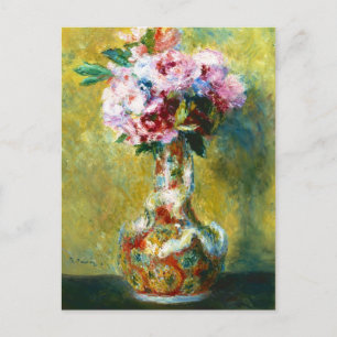 Carte Postale Bouquet dans le Vase Pierre Auguste Renoir