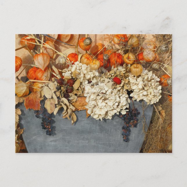 Carte Postale Bouquet d'automne (Devant)