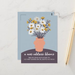 Carte Postale Bouquet de Faire-part mobiles de nouvelles adresse