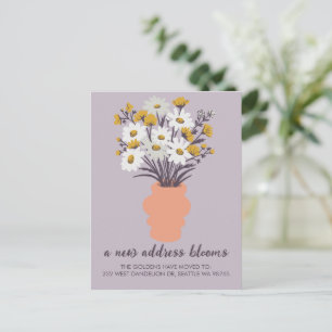 Carte Postale Bouquet de Faire-part mobiles de nouvelles adresse