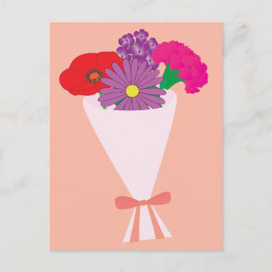 Carte Postale Bouquet de fleurs