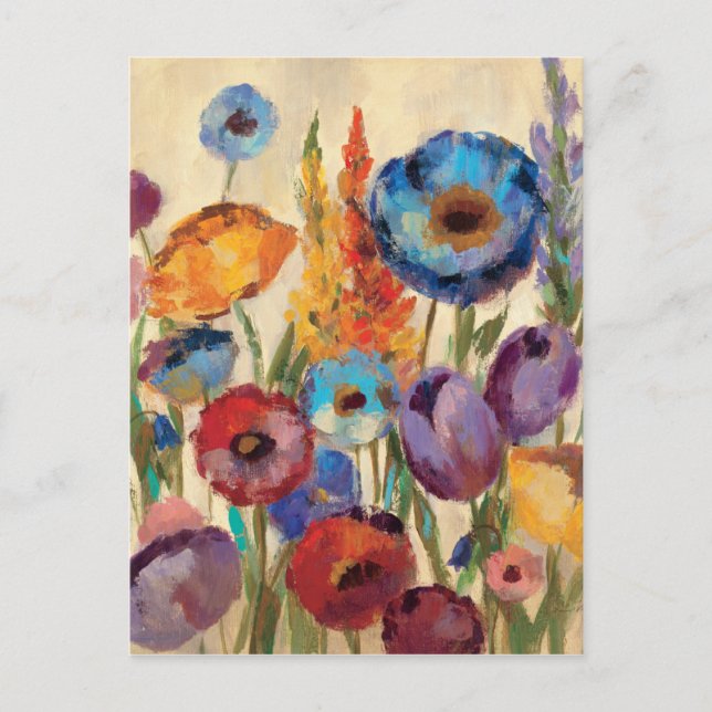 Carte Postale Bouquet de fleurs (Devant)