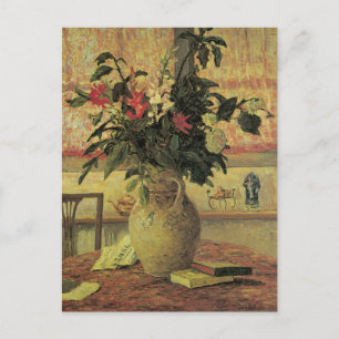 Carte Postale Bouquet de fleurs à la fenêtre par Maxine Maufra