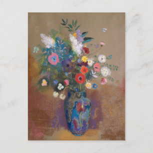 Carte Postale Bouquet de fleurs - Odilon Redon