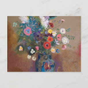 Carte Postale Bouquet de fleurs - Odilon Redon