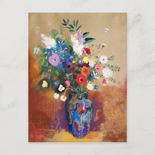 Carte Postale Bouquet de fleurs par Odilon Redon