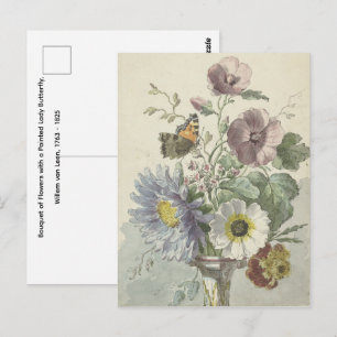 Carte Postale Bouquet de fleurs - Vanesse des Chardons