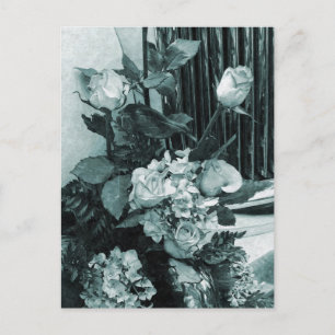 Carte Postale Bouquet de mariage vintage