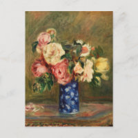 Bouquet de peintures d'art impressionniste Rose Re