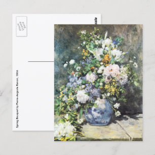 Carte Postale Bouquet de printemps de Pierre Renoir, Fleurs Vint