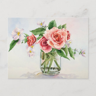 Carte Postale Bouquet de rose