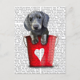 Carte Postale Bouquets d'amour Chiot de Dachshund