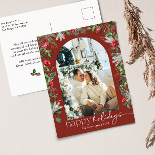 Carte Postale Bourgogne Rouge Foliage Arc 1Photo Holiday