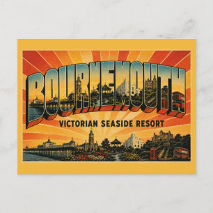 Carte Postale Bournemouth Angleterre Station balnéaire victorien