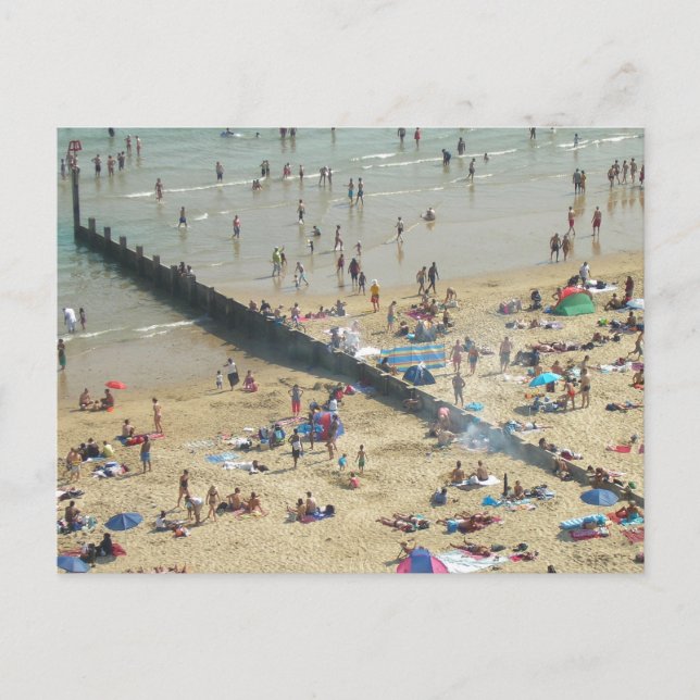Carte Postale Bournemouth Beach UK (Devant)