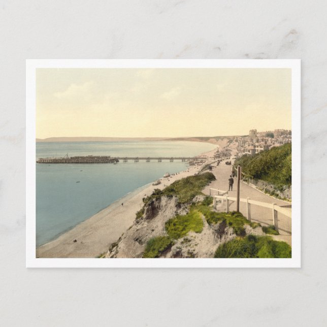 Carte Postale Bournemouth II, Dorset, Angleterre (Devant)