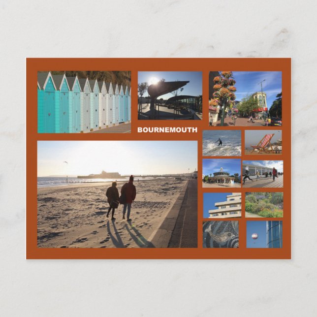 Carte Postale Bournemouth multi-image (Devant)
