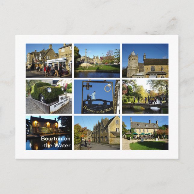 Carte Postale Bourton sur l'eau (Devant)