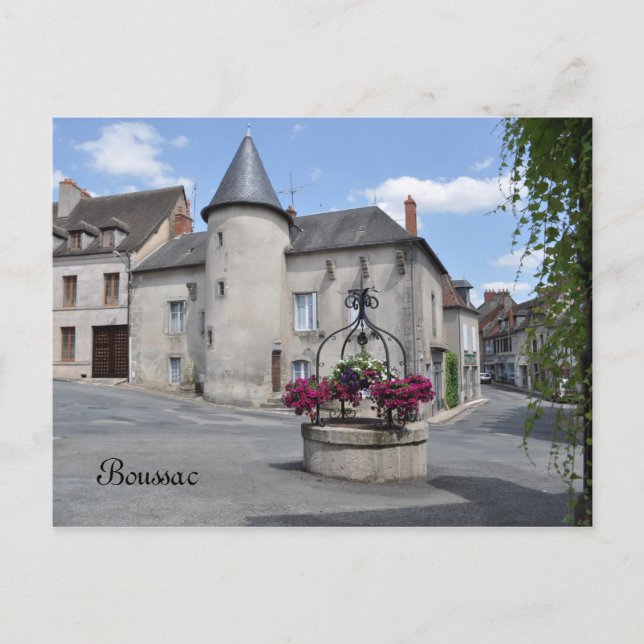 Carte postale Boussac, Creuse, France (Devant)