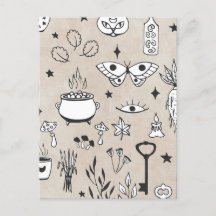 Bouteille de chatte-papillon de Doodle touches de