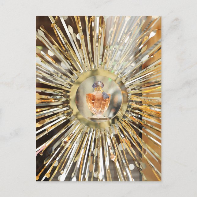 Carte Postale Bouteille de parfum (Devant)