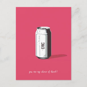Carte Postale Bouteille de soda personnalisable