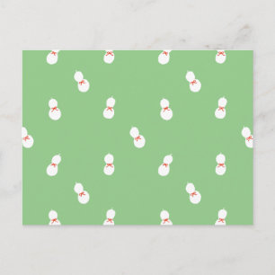 Carte Postale Bouteille Gourd avec Motif de ruban