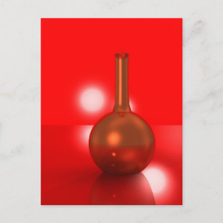 Carte Postale bouteille rouge