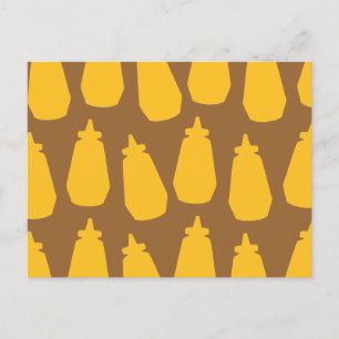 Carte Postale Bouteilles de moutarde