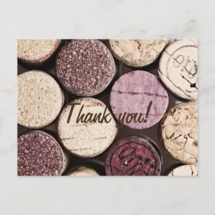 Carte Postale Bouteilles rouges