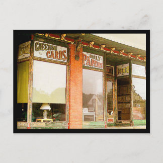 Carte Postale Boutique ancienne de printemps