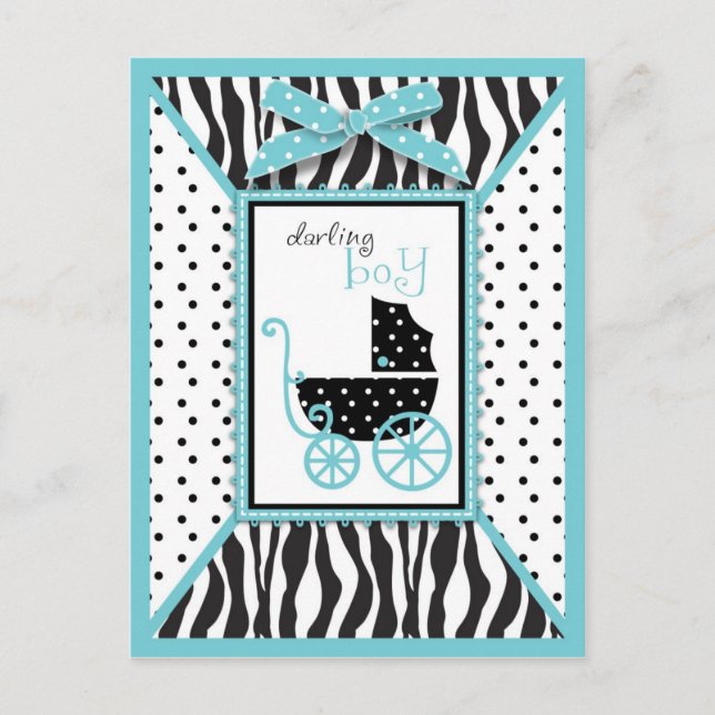 Carte Postale Boutique Chic Postcard Boy (Devant)