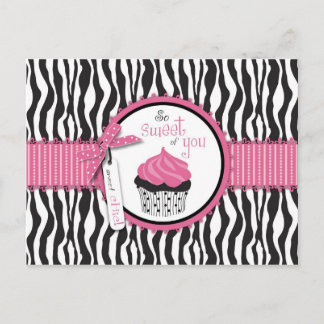 Carte postale Boutique Chic TY Cupcakes