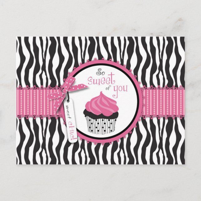 Carte postale Boutique Chic TY Cupcakes (Devant)