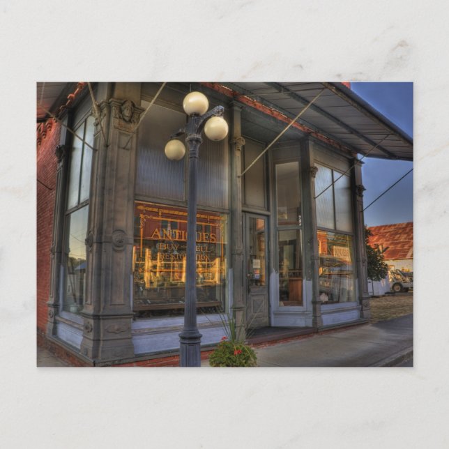 Carte Postale Boutique d'antiquités (Devant)