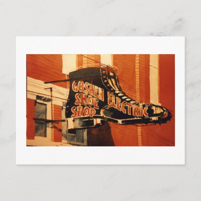 Carte Postale Boutique de chaussures électriques Goshen - One (Devant)