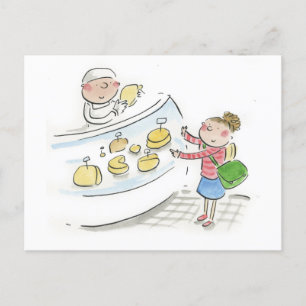 Carte Postale Boutique de fromage
