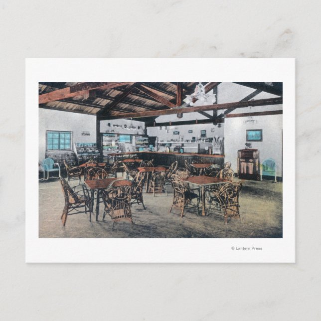 Carte Postale Boutique de sources thermales Seigler, poste (Devant)