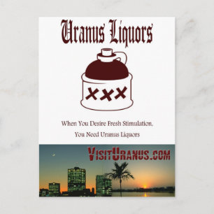 Carte Postale Boutique Liquor
