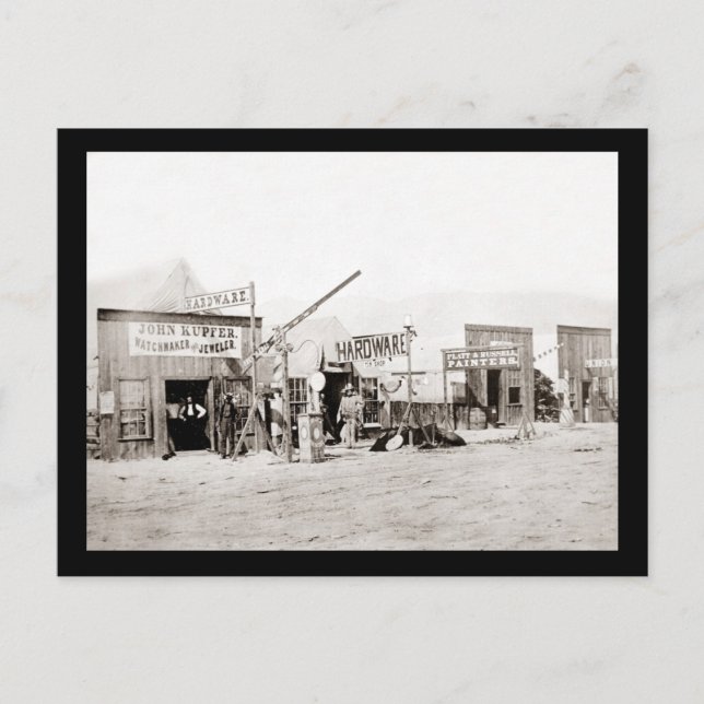 Carte Postale Boutiques vintage Frontier Town (Devant)