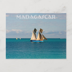 Carte Postale Boutre à Madagascar