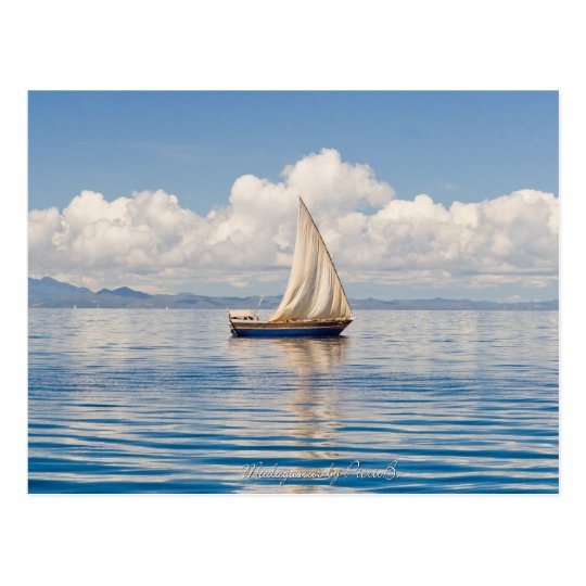 Carte Postale Boutre malgache