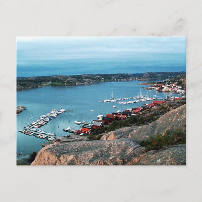 Carte Postale Bovallstrand harbour view (Devant)