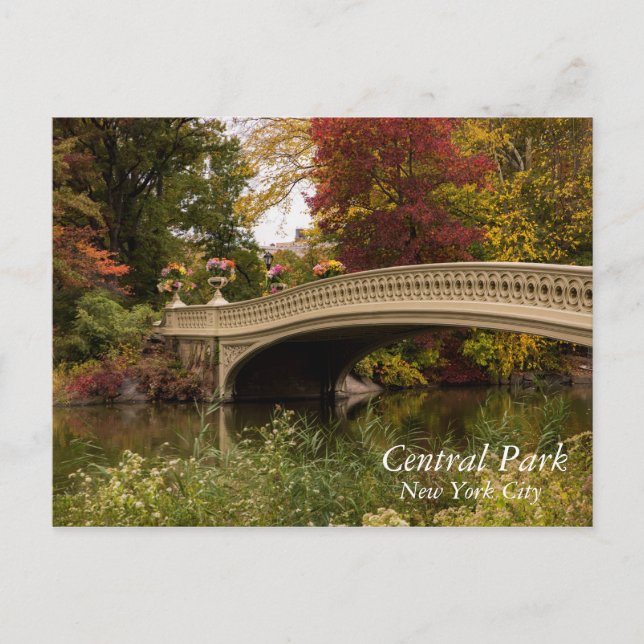 Carte Postale Bow Bridge, New York (Devant)