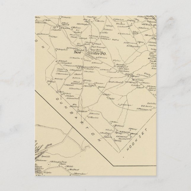 Carte Postale Bow, E Concord (Devant)