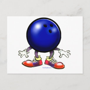 Carte Postale Bowling