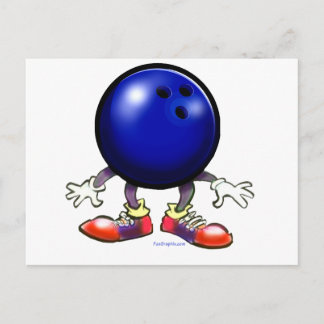 Carte Postale Bowling