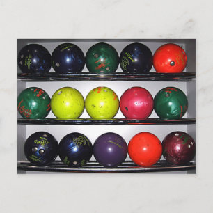 Carte Postale Bowling Balls