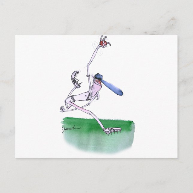 Carte Postale BOWLING - cricket, tony fernandes (Devant)